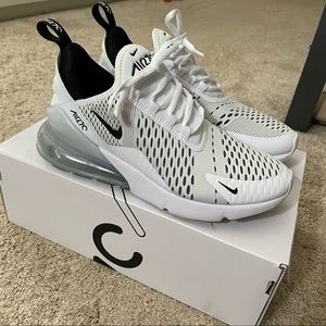 Nike AirMax 270 - White and Black Sneakers